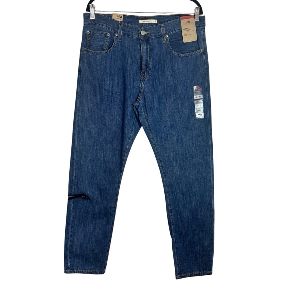 NWT Levi's Women's Middy Straight Leg Denim Blue Jeans Size 31x30